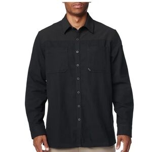 511 Tactical Ascension Long Sleeve Shirt Buttoned Solid Black Size XXL Men’s